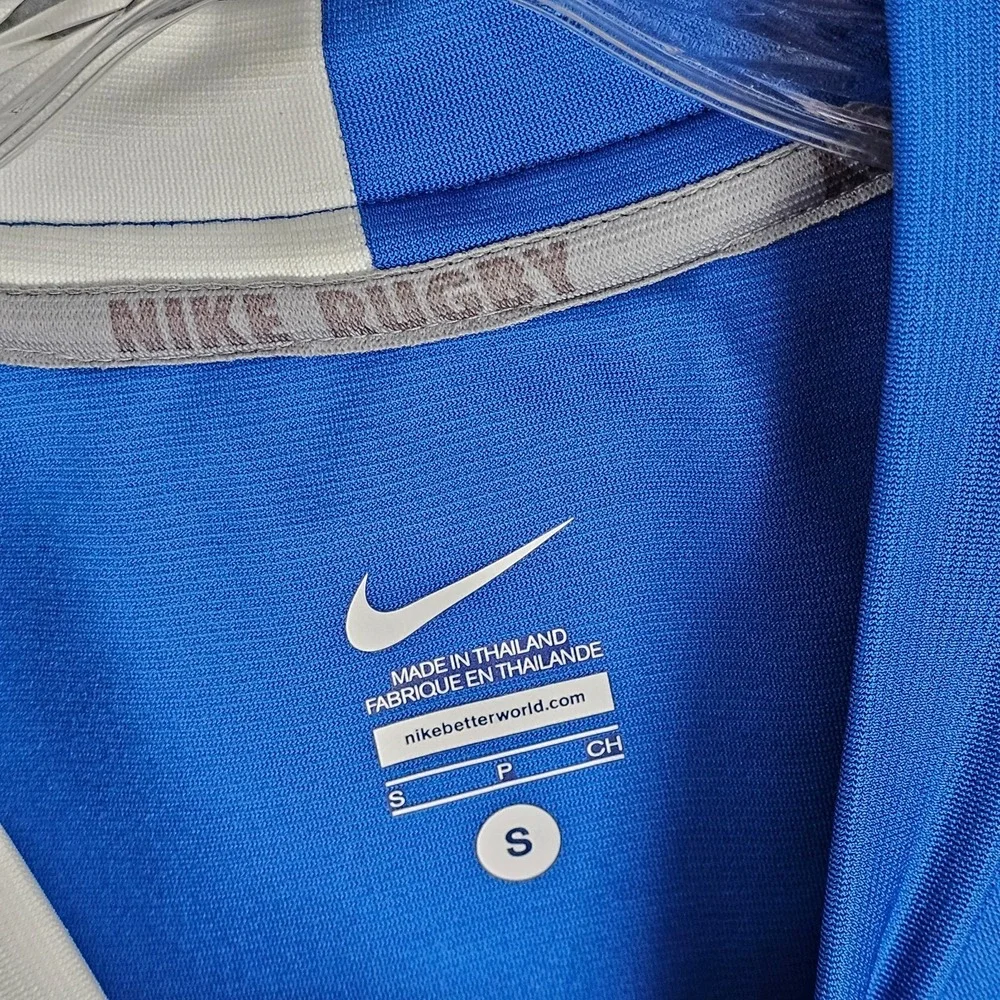 Nike Rugby Jersey Women's Small Fitted Stretch Short‎ Sleeve Pullover 329301-460